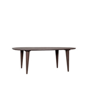 Organisch - Label51 eetkamertafel Fly - Espresso - Mangohout
