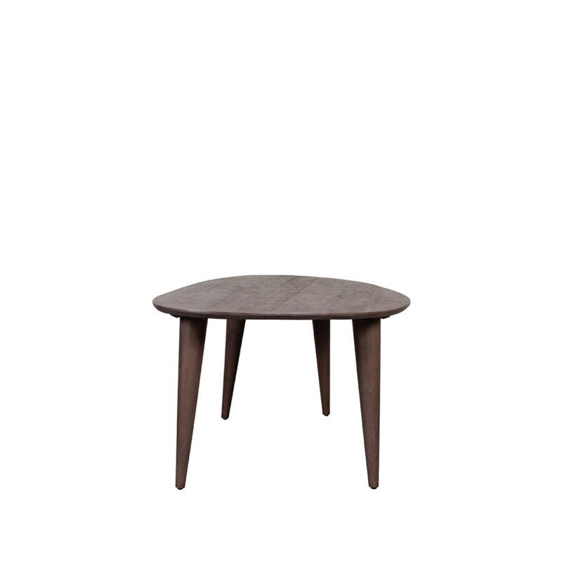 Eetkamertafel Fly van Label51, Espresso - Mangohout