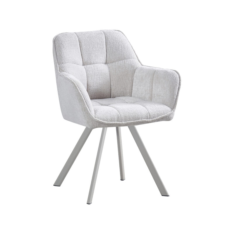 LABEL51 Eetkamerstoel Riley - Naturel - Geweven