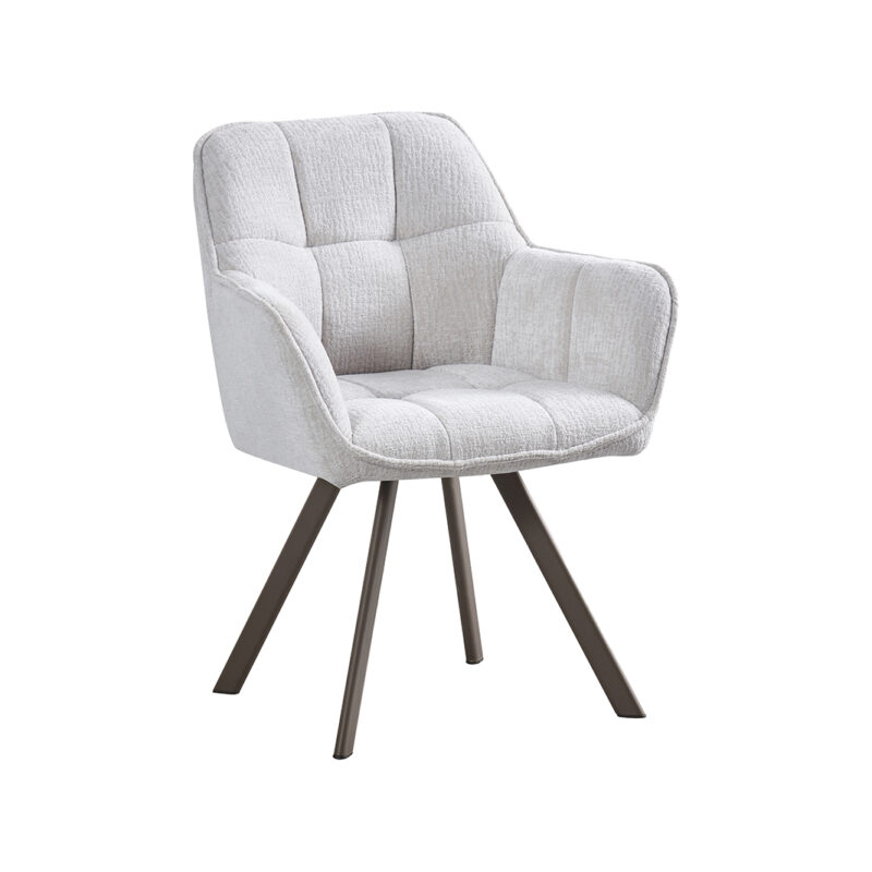 LABEL51 Eetkamerstoel Riley - Naturel - Geweven