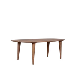 Organisch - Label51 eetkamertafel Fly - Nature Smooth - Mangohout
