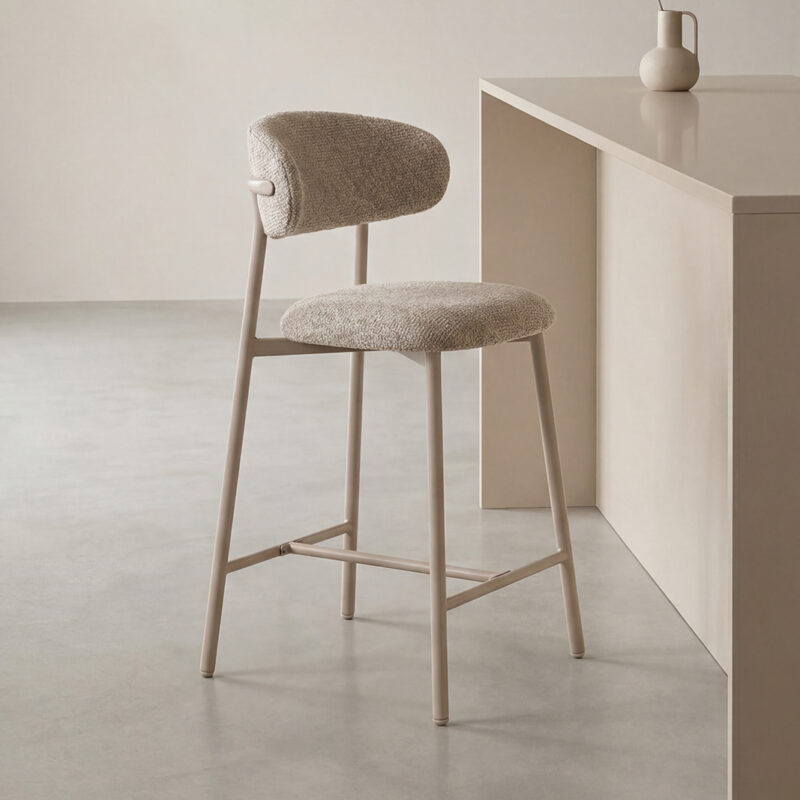 LABEL51 Barkruk Kaito - Beige - Prestige - Laag