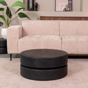 Label51 tafel Milly - Zwart - Mangohout - foto 1