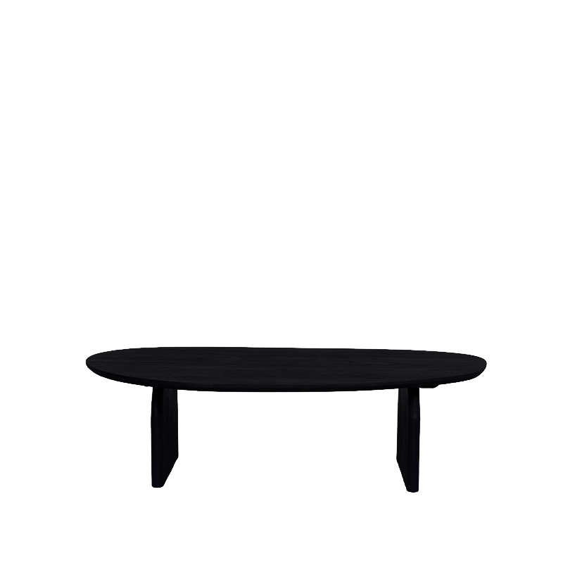 LABEL51 Salontafel Cooper - Zwart - Mangohout - 135 cm