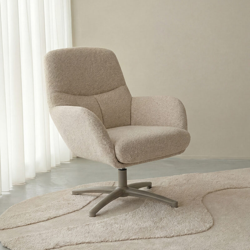 LABEL51 Fauteuil Chill Zone - Naturel - Boucle - One Size