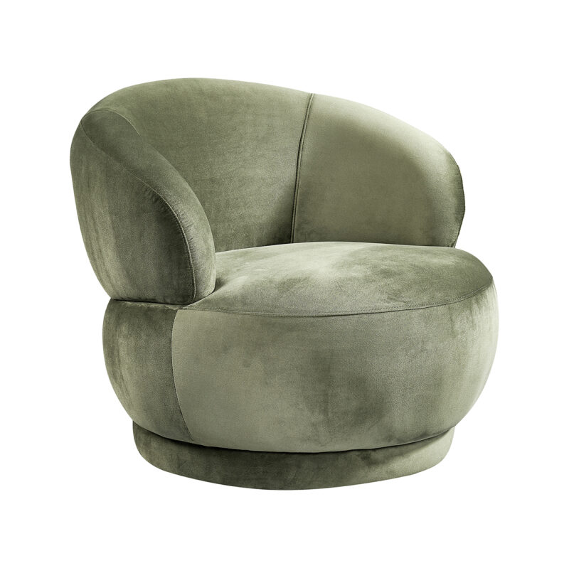 LABEL51 Fauteuil Lobby - Hunter - Velvet - 1-Zits