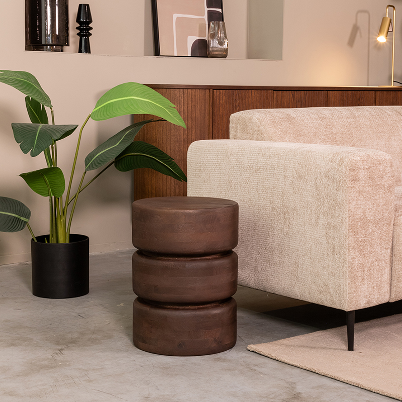 Label51 tafel Milly - Espresso - Mangohout