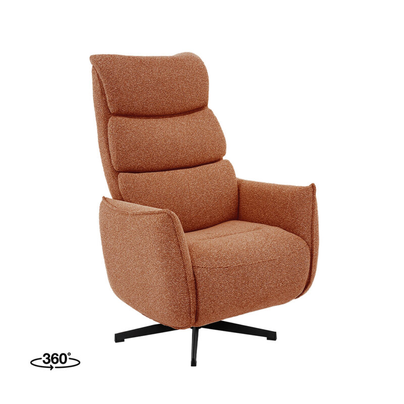 LABEL51 Fauteuil Goteborg - Coral - Boucle - 2-Motorig