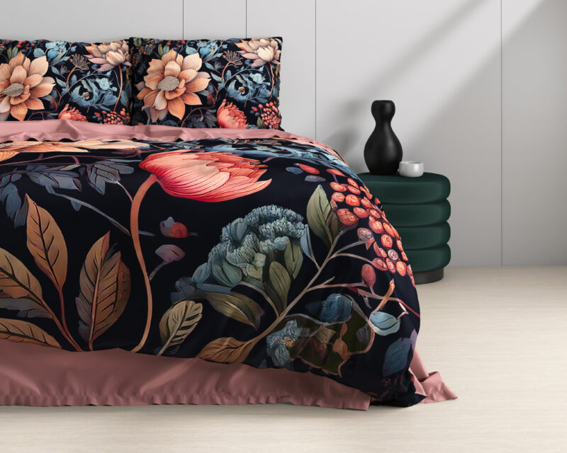 Denia Multi - Dreamhouse bed 200 x 220 cm van Katoen satijn