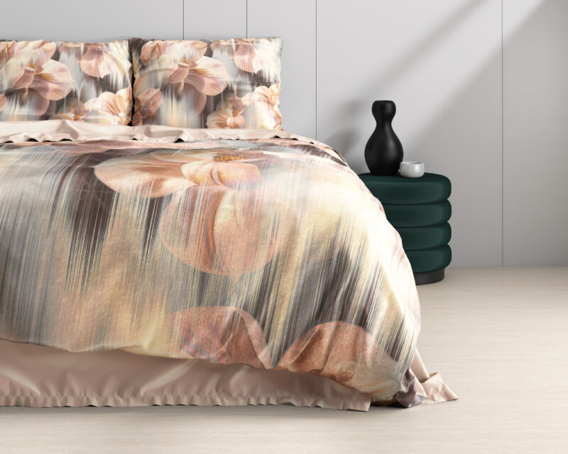 Dreamy Zand - Dreamhouse bed 200 x 220 cm van Katoen satijn