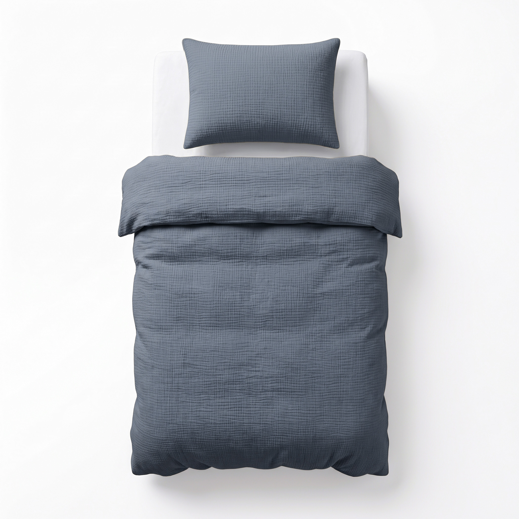 Dreamhouse Mousseline Midnight Blauw 140 x 220/240 cm