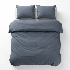 Dreamhouse Mousseline Midnight Blauw 200 x 220/240
