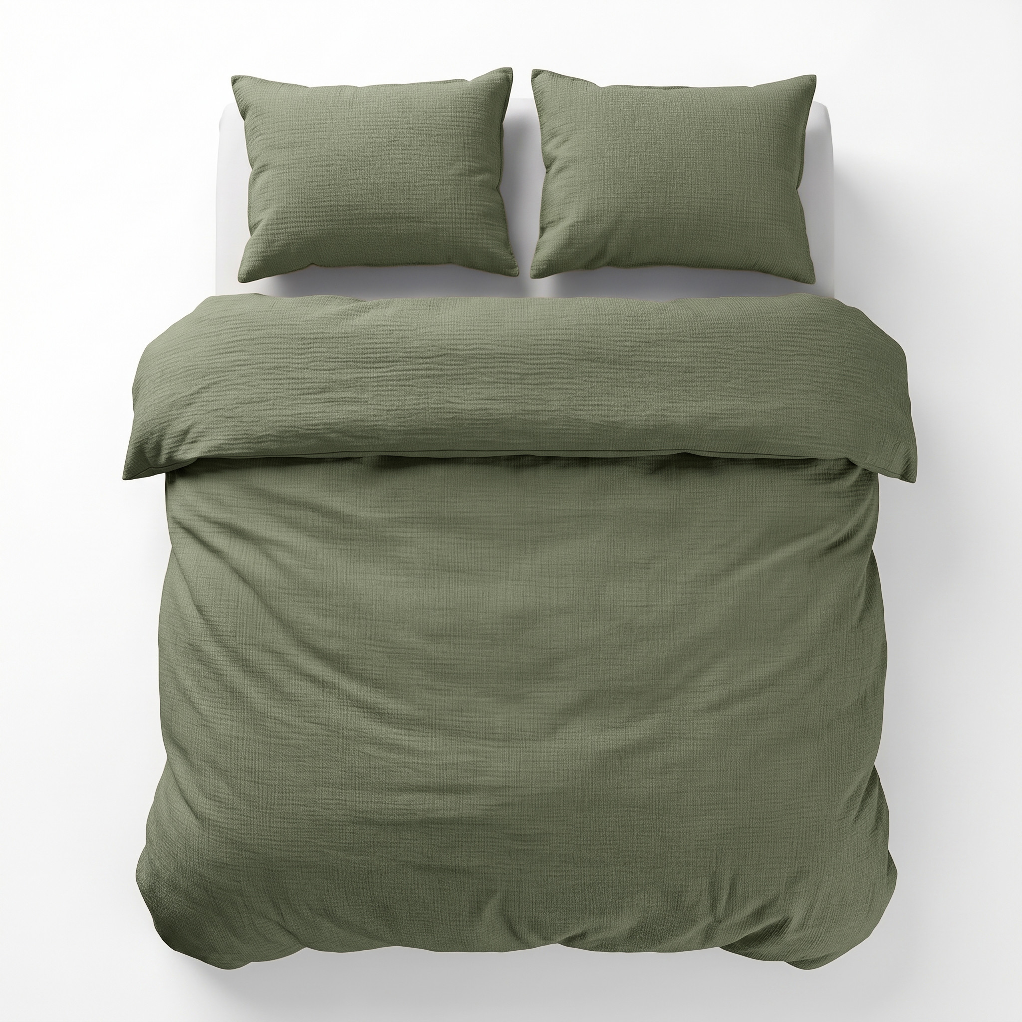 Dreamhouse Mousseline Mossy Groen 240 x 220/240 cm