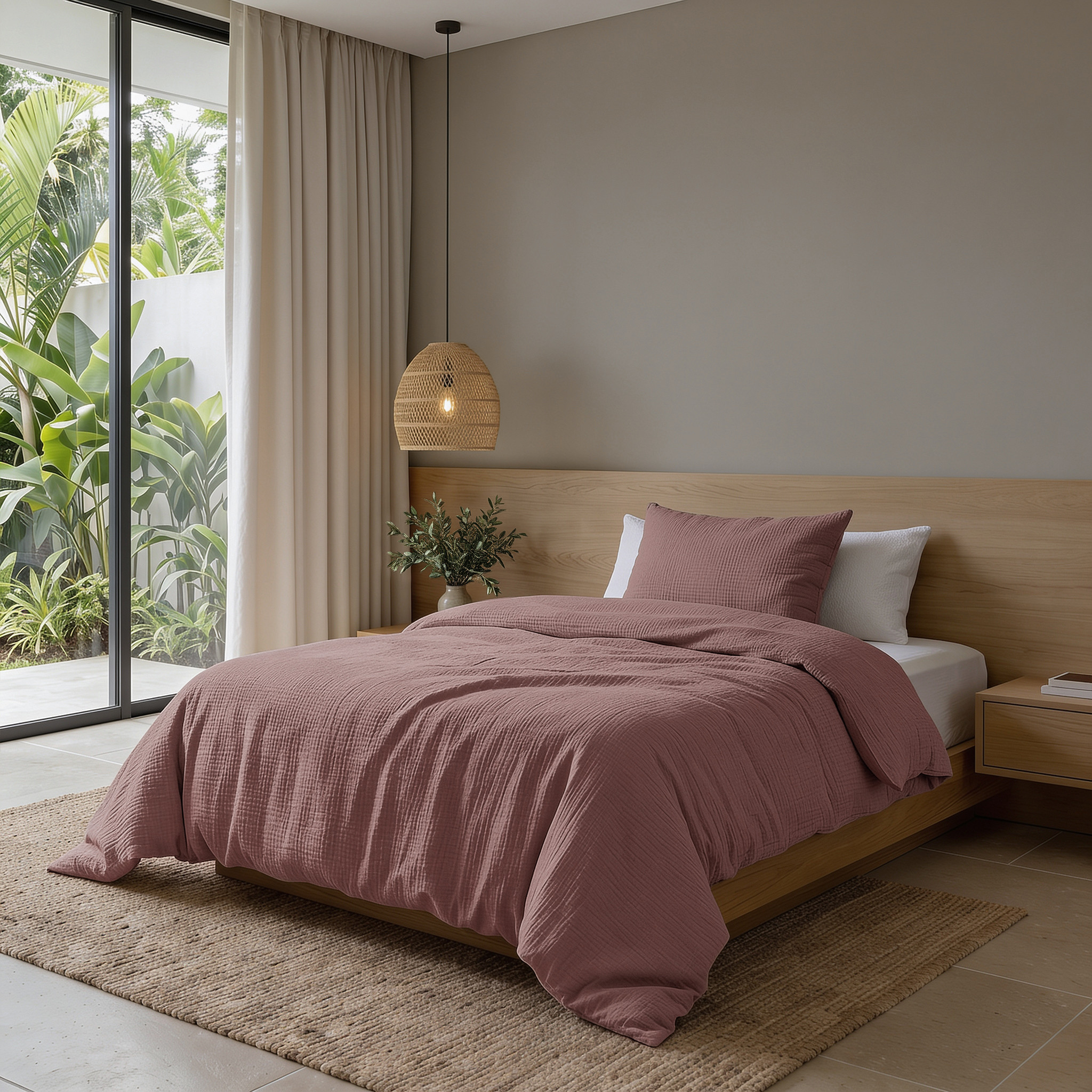 Bed 140 x 240 cm van Dreamhouse, Oud Roze