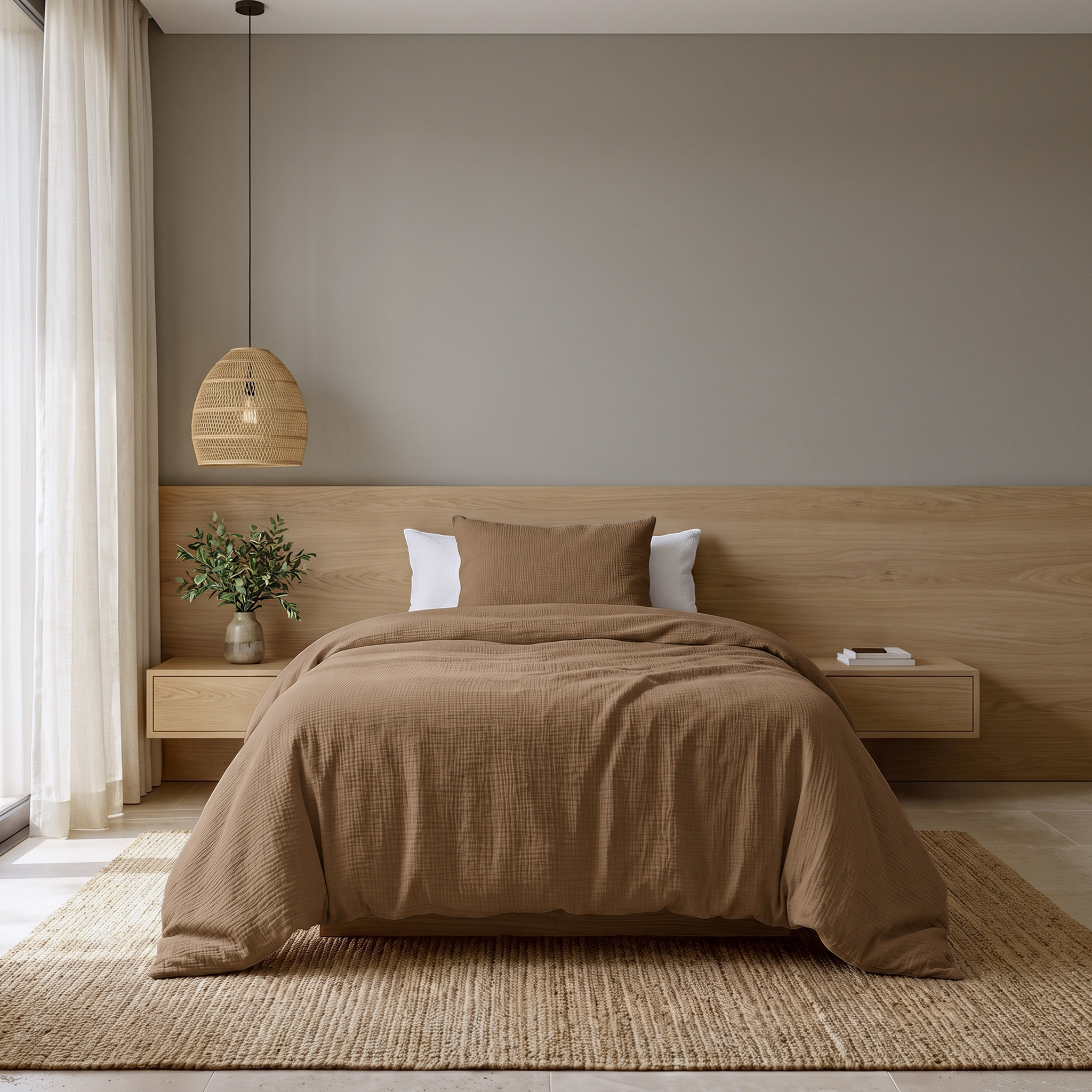 Bedframe van Dreamhouse in 140 x 240 cm - Terra