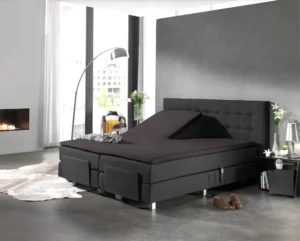 Dreamhouse hoeslaken Antraciet 180 x 220 cm - Antraciet - 180 x 220 cm - 100% katoen