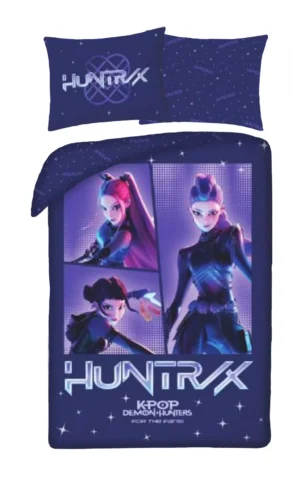 Demon Hunters dekbedovertrek Cosmic 140 x 200 cm - Roze - 140 x 200 cm - Katoen