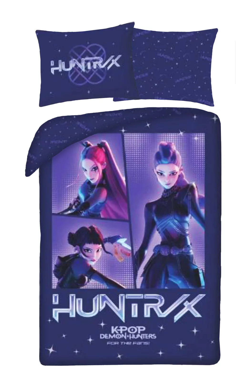 Demon Hunters dekbedovertrek Cosmic 140 x 200 cm - Roze - 140 x 200 cm - Katoen