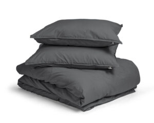 Primaviera Deluxe Egyptisch Katoen Uni Dekbedovertrek Antraciet 240 x 200/260