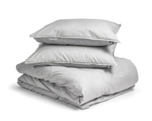 Primaviera Deluxe Egyptisch Katoen Uni Dekbedovertrek Grijs 200 x 200/260