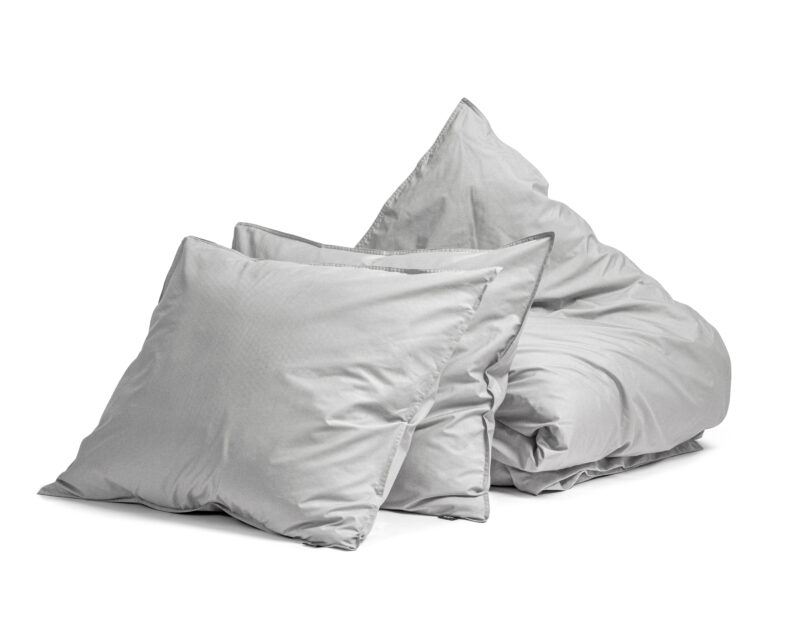 Primaviera Deluxe dekbedovertrek 240 x 200/260 cm van Egyptisch Perkal, Grijs 240 x 200/260 cm