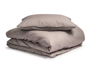 Primaviera Deluxe Egyptisch Katoen Uni Dekbedovertrek Taupe 140 x 200/260