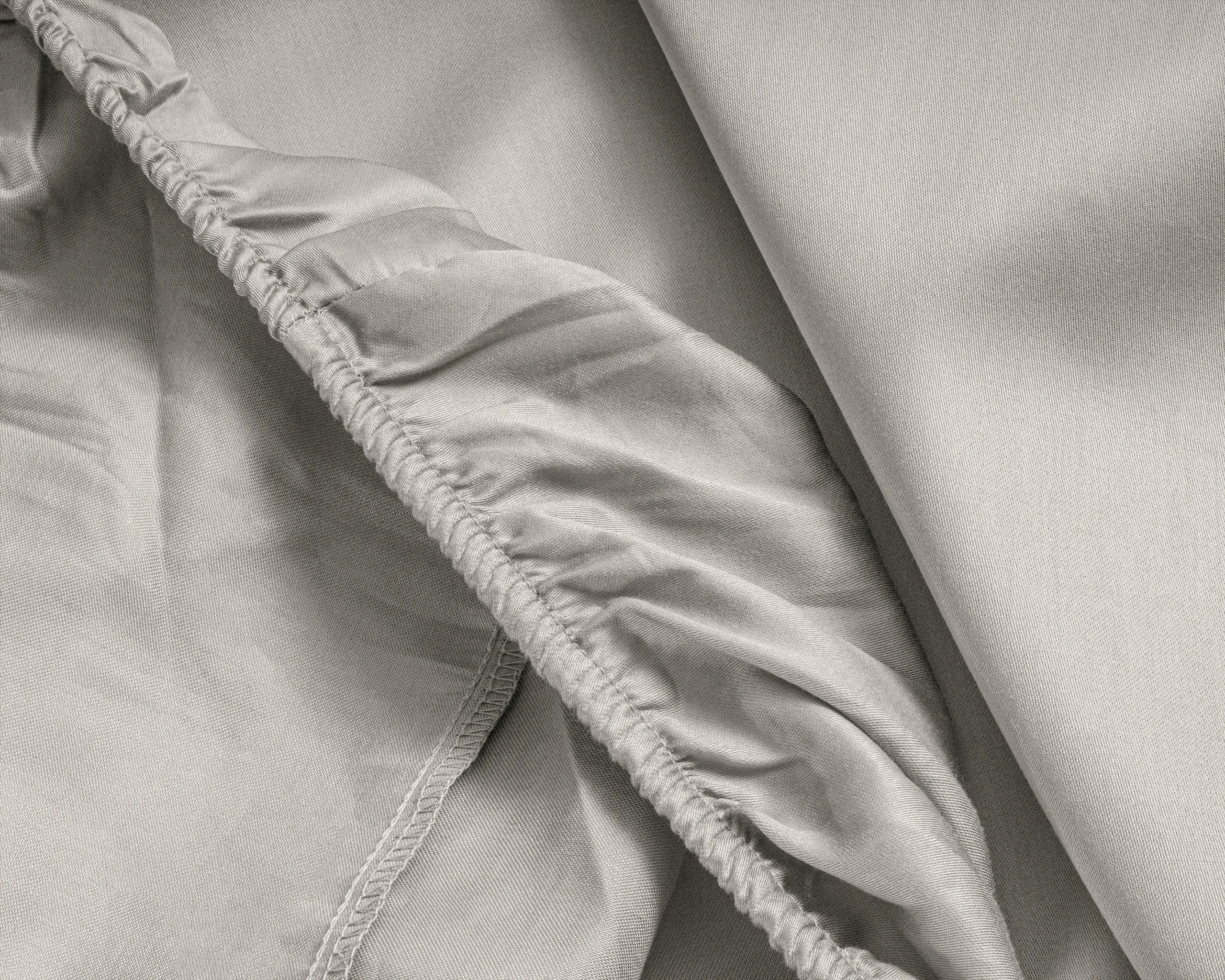 Primaviera Deluxe laken 90 x 220 cm van 100% katoen/satijn, Creme 90 x 220 cm