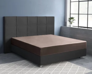 Primaviera Deluxe hoeslaken Taupe 180 x 220 cm - Taupe - 180 x 220 cm - 100% katoen/satijn (2)