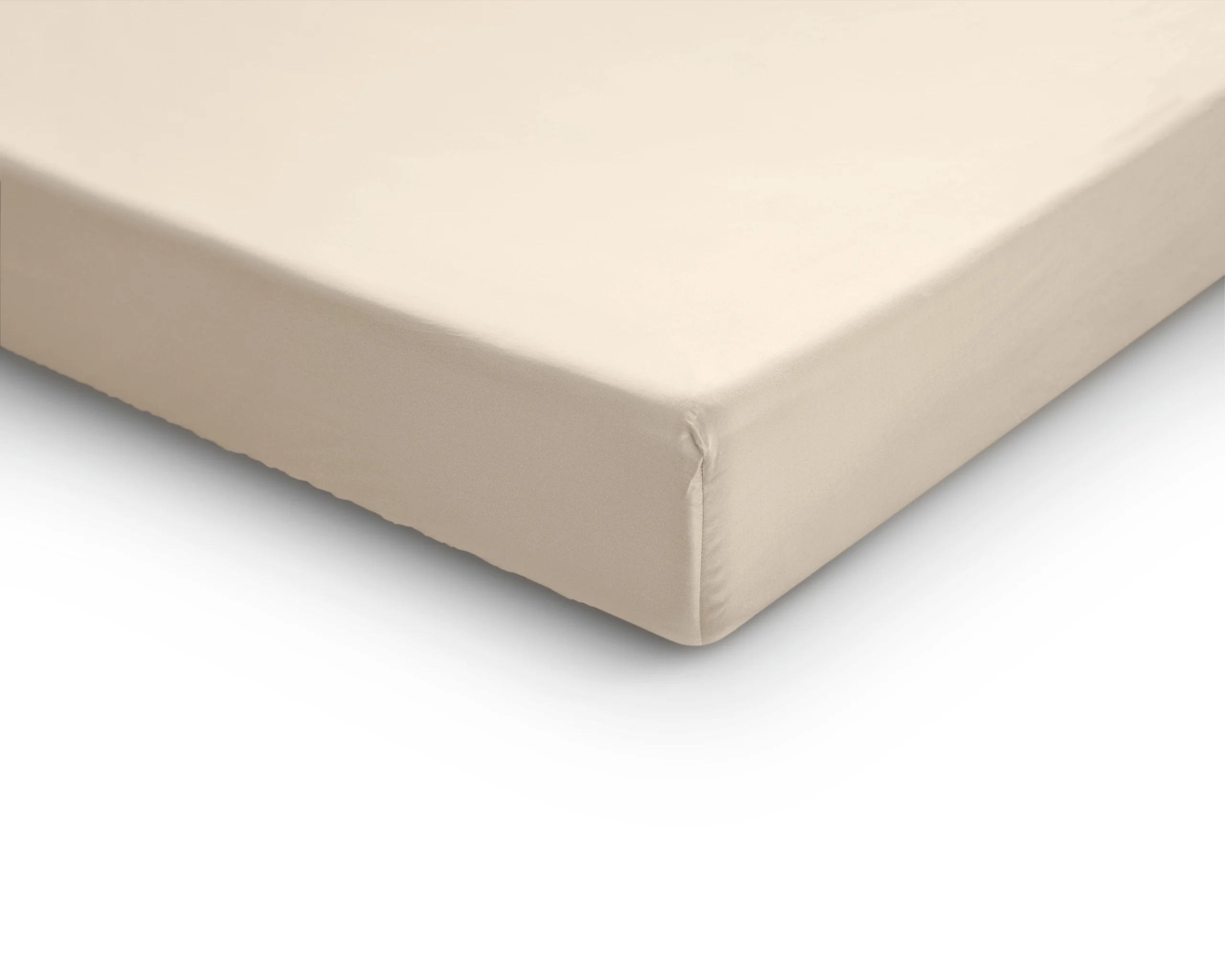 Hoeslaken Zand 160 x 200 cm 160 x 200 cm van Primaviera Deluxe, Zand