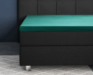 Primaviera Deluxe hoeslaken Donker Groen 160 x 220 cm - Donker Groen - 160 x 220 cm - 100% katoen/satijn