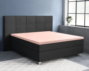 Primaviera Deluxe hoeslaken Roze 90 x 220 cm - Roze - 90 x 220 cm - 100% katoen/satijn - foto 1