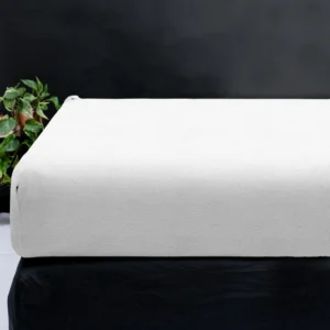 Sleeptime hoeslaken Wit 180 x 200 cm - Wit - 180 x 200 cm - 100% Teddy Polyester