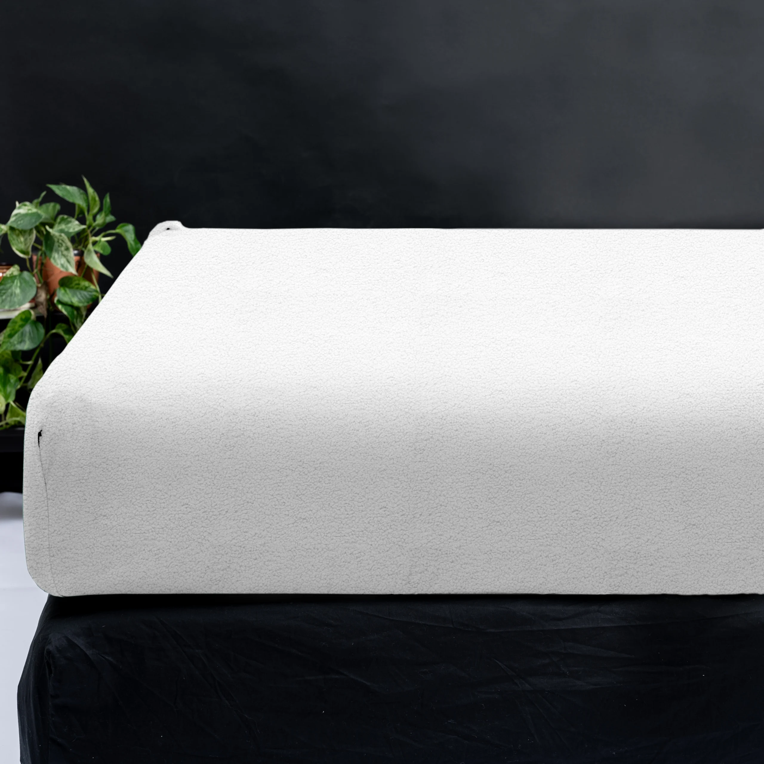 Sleeptime hoeslaken Wit 180 x 200 cm - Wit - 180 x 200 cm - 100% Teddy Polyester