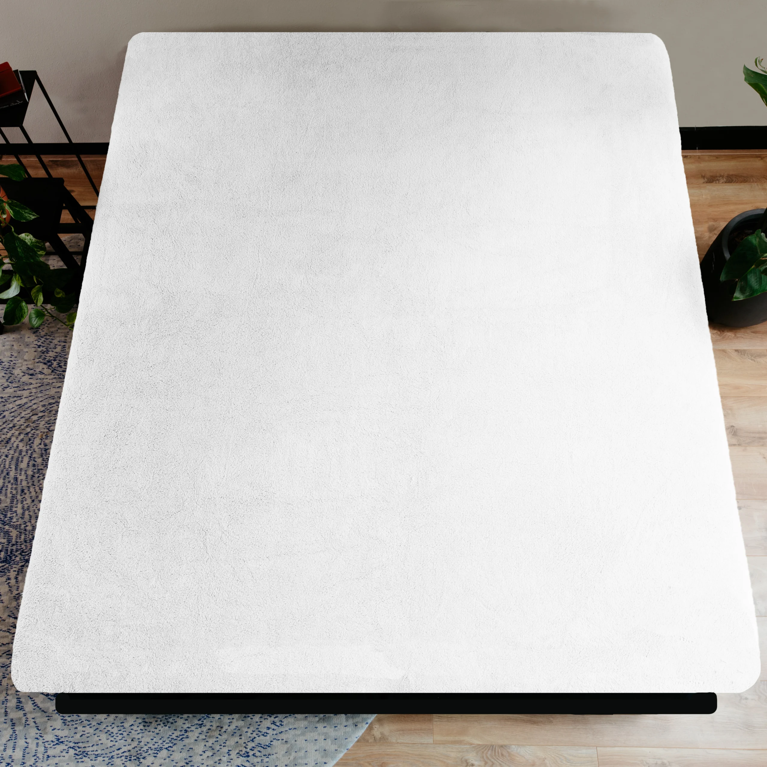 Sleeptime laken 180 x 200 cm van 100% Teddy Polyester, Wit 180 x 200 cm