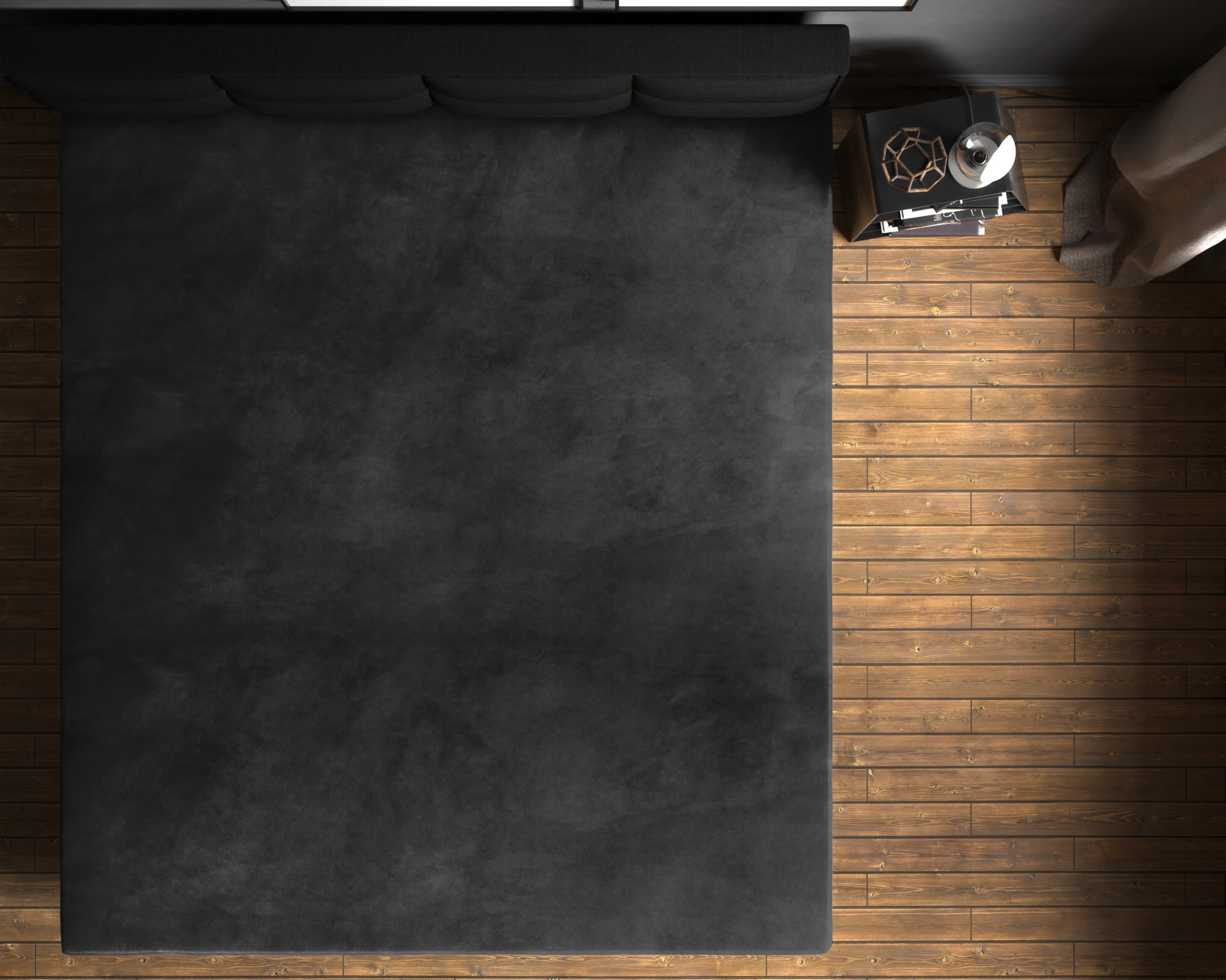 100% Velvet Polyester hoeslaken Zwart 180 x 200 cm van Sleeptime in 180 x 200 cm