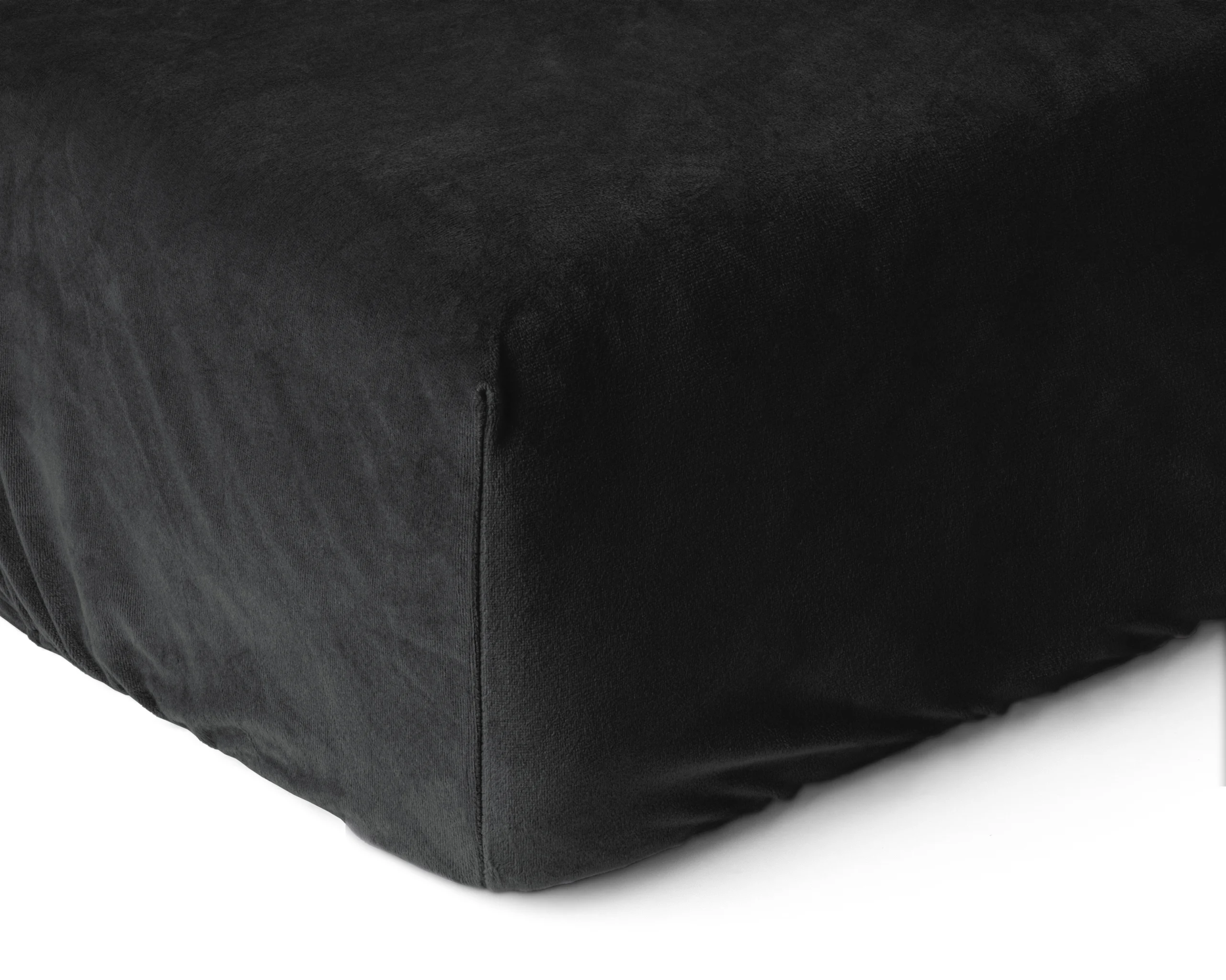 Hoeslaken Zwart 180 x 200 cm 180 x 200 cm van Sleeptime, Zwart
