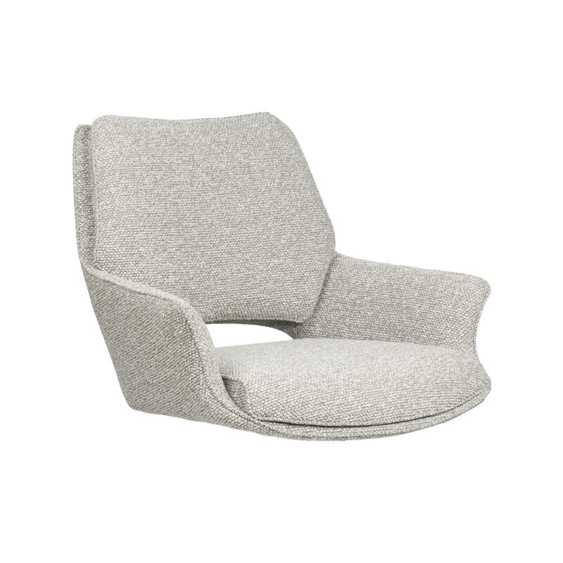LABEL51 Eetkamerstoel Mix and Match - Naturel - Boucle - One Size