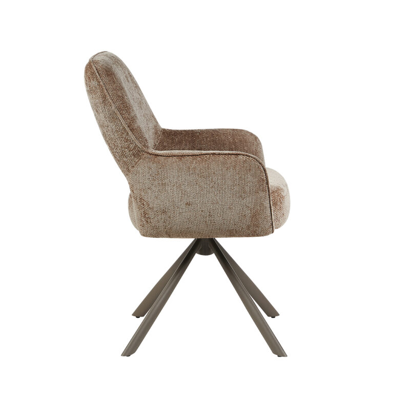Label51 eetkamerstoel van Haga, Bergerac - Taupe