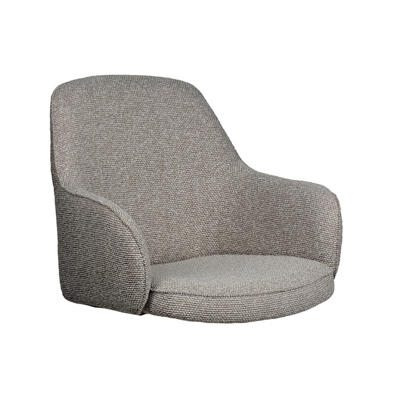 LABEL51 Eetkamerstoel Mix and Match - Mushroom - Boucle - One Size
