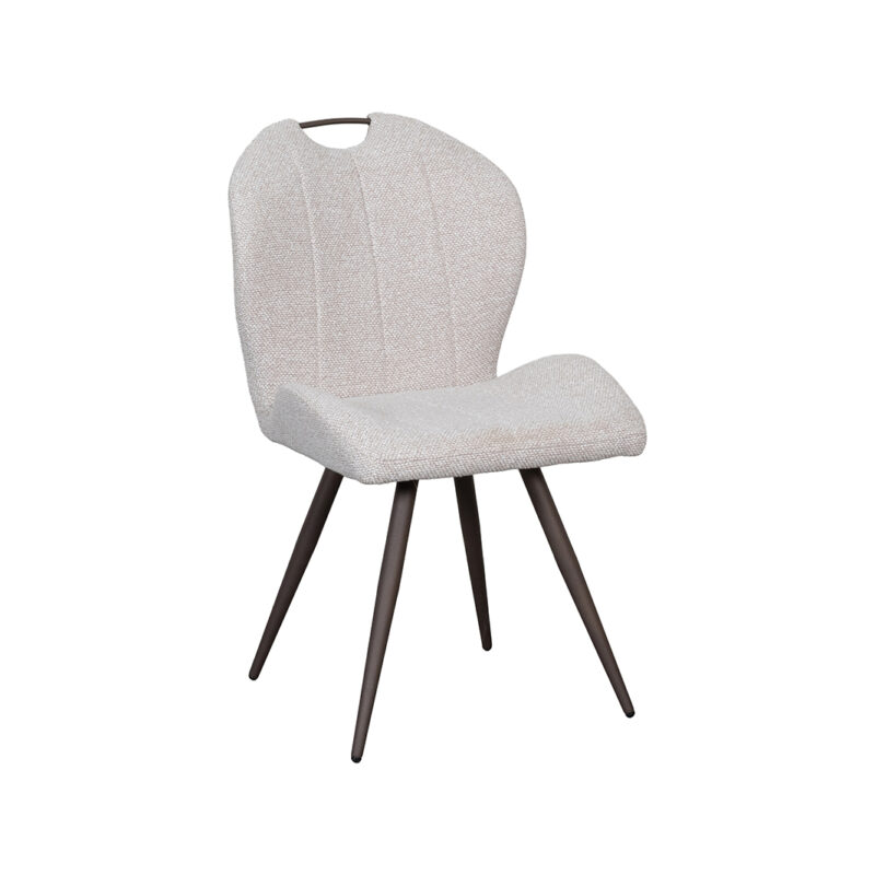 Naturel Boucle Brons - Silly eetkamerstoel van Label51