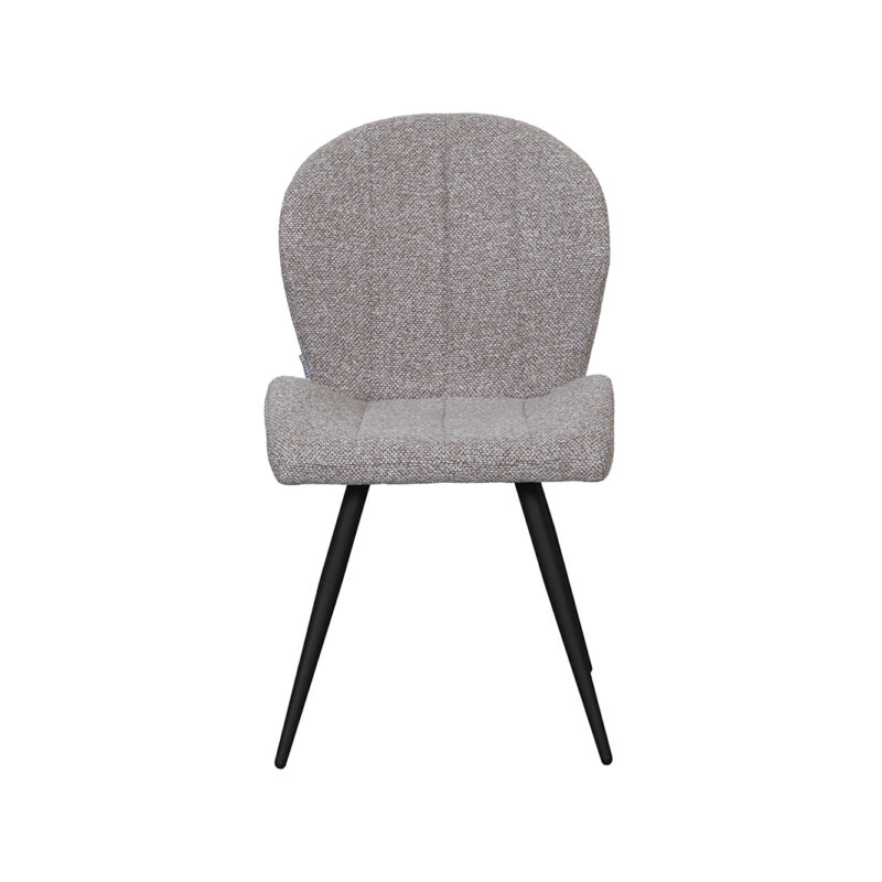 Mushroom Boucle Zwart - Sil eetkamerstoel van Label51