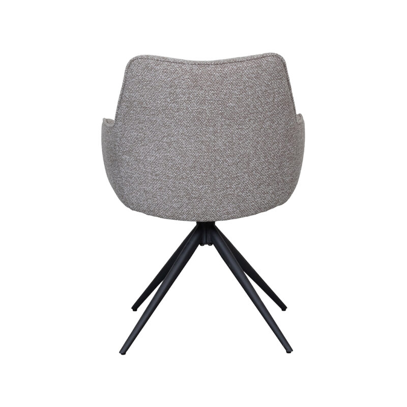 LABEL51 Eetkamerstoel Sawa - Mushroom - Boucle