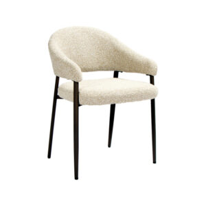 Eetkamerstoel - Label51 stoel Sora - Naturel - Royal Boucle