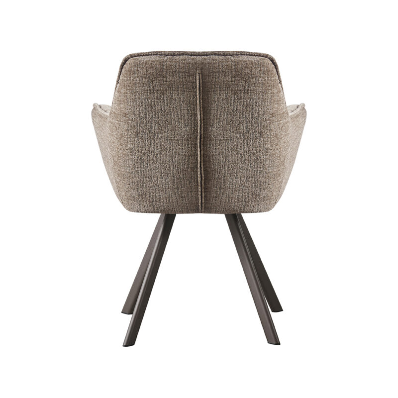 Eetkamerstoel Geweven - Stoel Riley van Label51, Retro Taupe Tresor