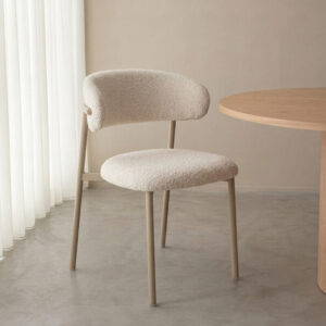 Eetkamerstoel Geweven Beige - Label51 stoel Kaito - Naturel - Prestige