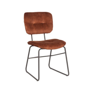 Label51 stoel Dez - Rust - Velours