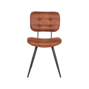 Label51 stoel Gus - Cognac - Microvezel