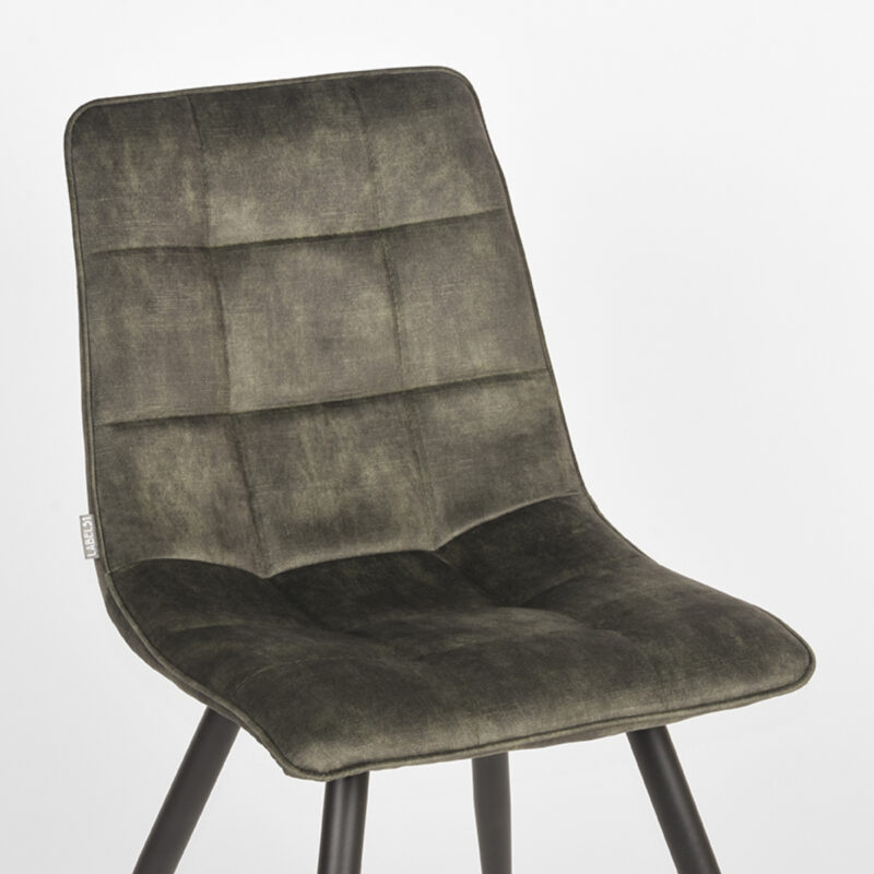 Label51 eetkamerstoel van Velours, Jelt