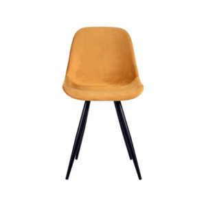 Label51 stoel Capri - Oker - Fluweel