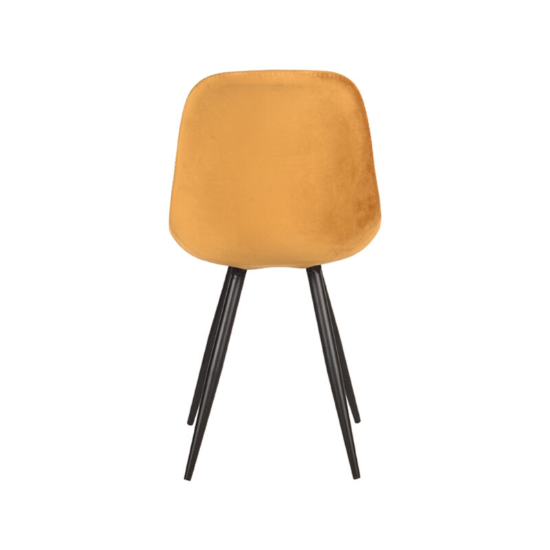 Fluweel stoel Capri van Label51 - Oker